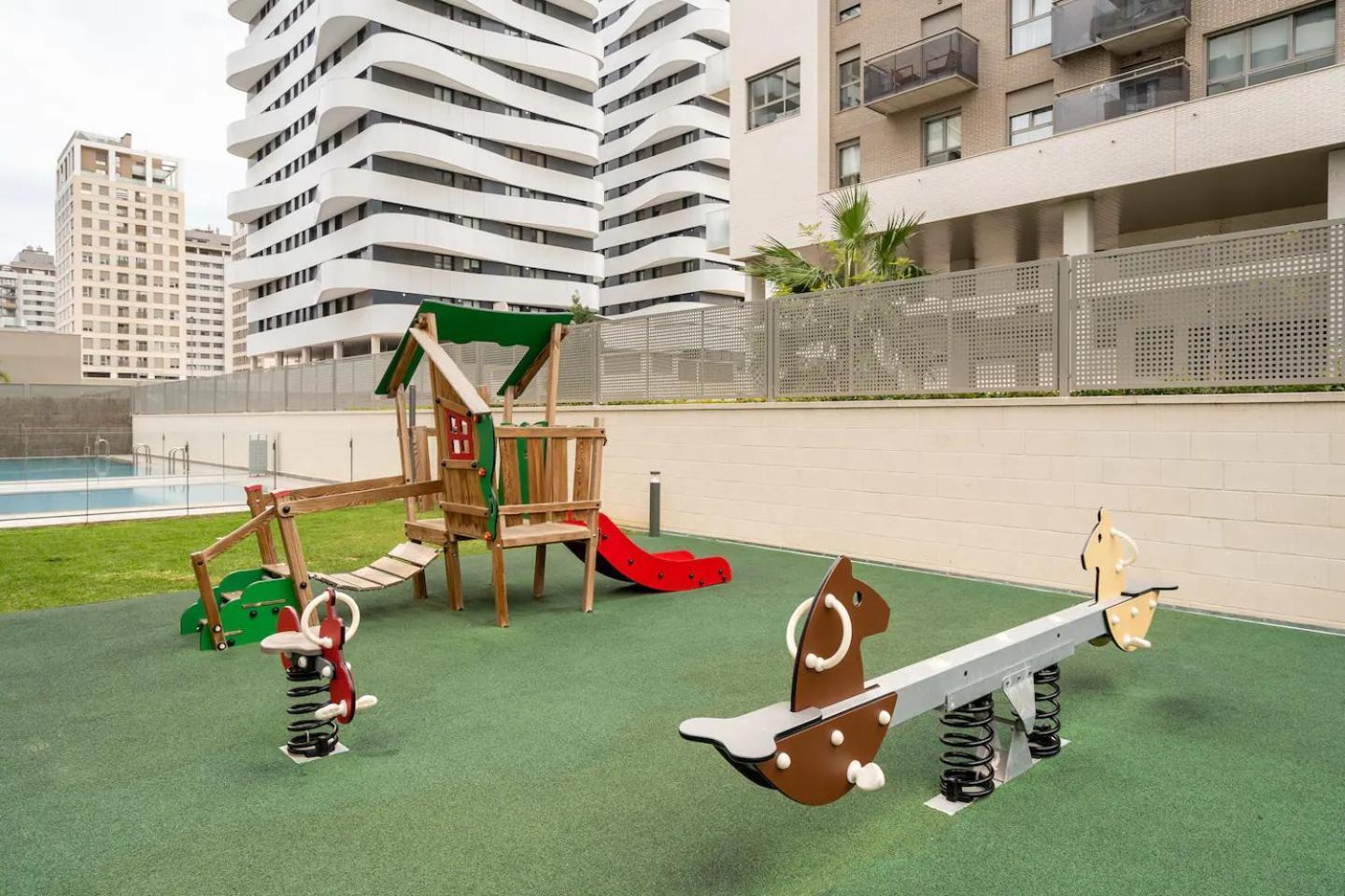 Ferienwohnung Werentvlc - Espectacular Duplex Terraza Y Piscina Valencia Exterior foto